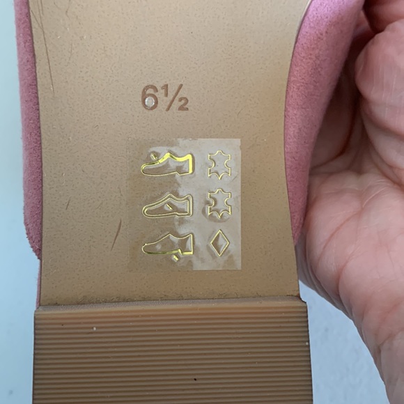 Madewell Remi Slip On Suede Mule Pink Size 6.5 - Picture 8 of 9